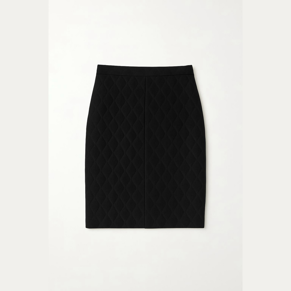 Diane Von Furstenberg Elegant Black Pencil Skirt